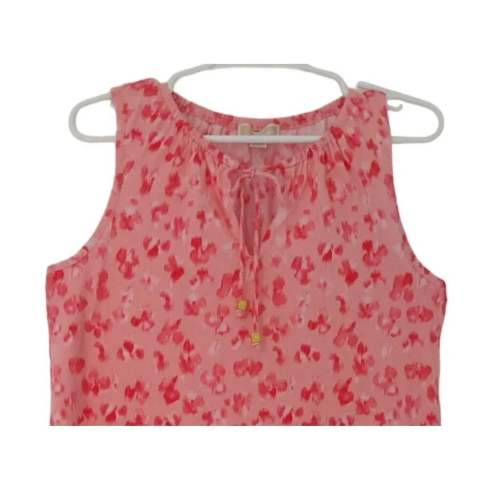 MICHAEL KORS, Sleeveless blouse, pink, cotton and modal, for Women, size M
